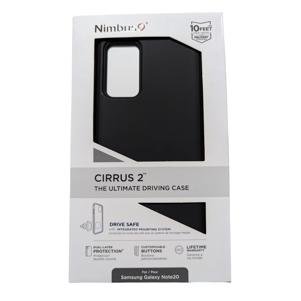 Nimbus9 Cirrus 2 Series Hard Case for Samsung Galaxy Note20 - Black W1